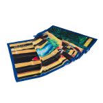 CarolynArt 100% selyem (Pes) kendő, Smaragd tukán 50x180cm - Image 3