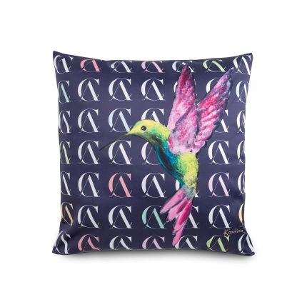 CarolynArt Díszpárna huzat - Kolibrik 50x50 cm