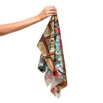 CarolynArt 100% selyem (Twill) kendő, Univerzum csodái II. 90x90cm - Image 2