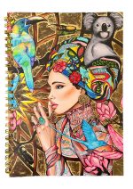CarolynArt füzet - Csend hangjai - Mérete: 15x21 cm