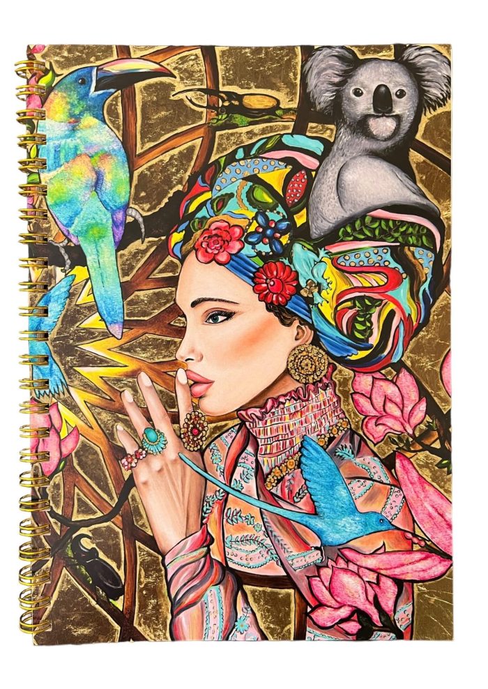 CarolynArt füzet - Csend hangjai - Mérete: 15x21 cm - Image 1