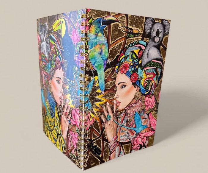 CarolynArt füzet - Csend hangjai - Mérete: 15x21 cm - Image 3